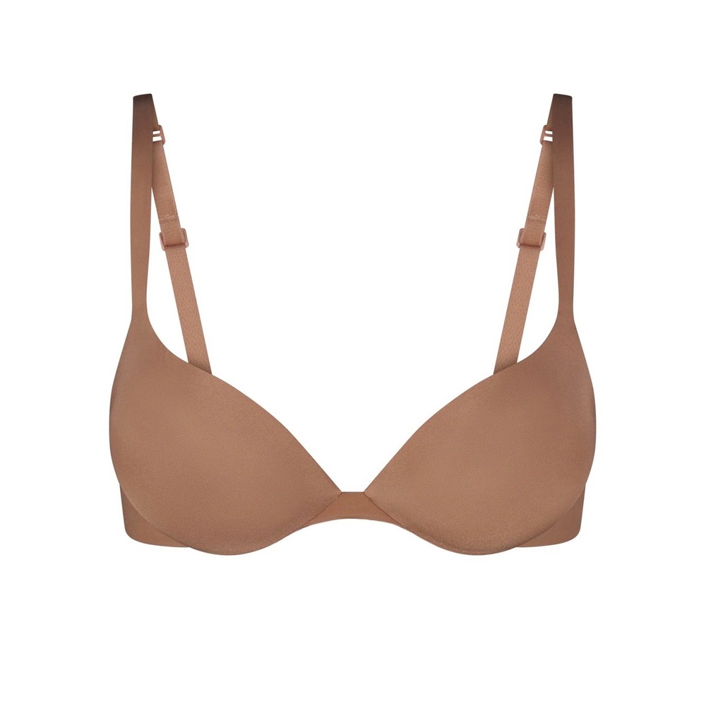 SKIMS Fits Everybody T-Shirt Bra Sienna Nude 34A